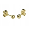 Kolczyki kulki 3 mm Gold Filled 14K 585 – złote sztyfty